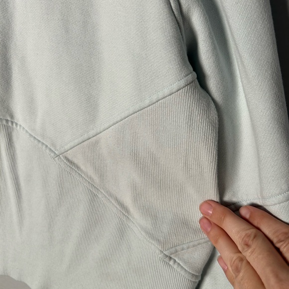 lululemon athletica Scuba Oversized Full Zip Light Blue Zip-Up Hoodie XL/XXL - Picture 7 of 8